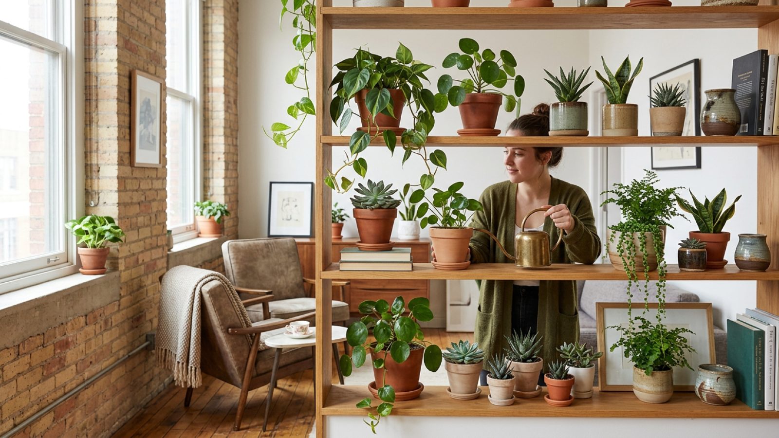 Compact Indoor Plants for Small Apartments and Shelves