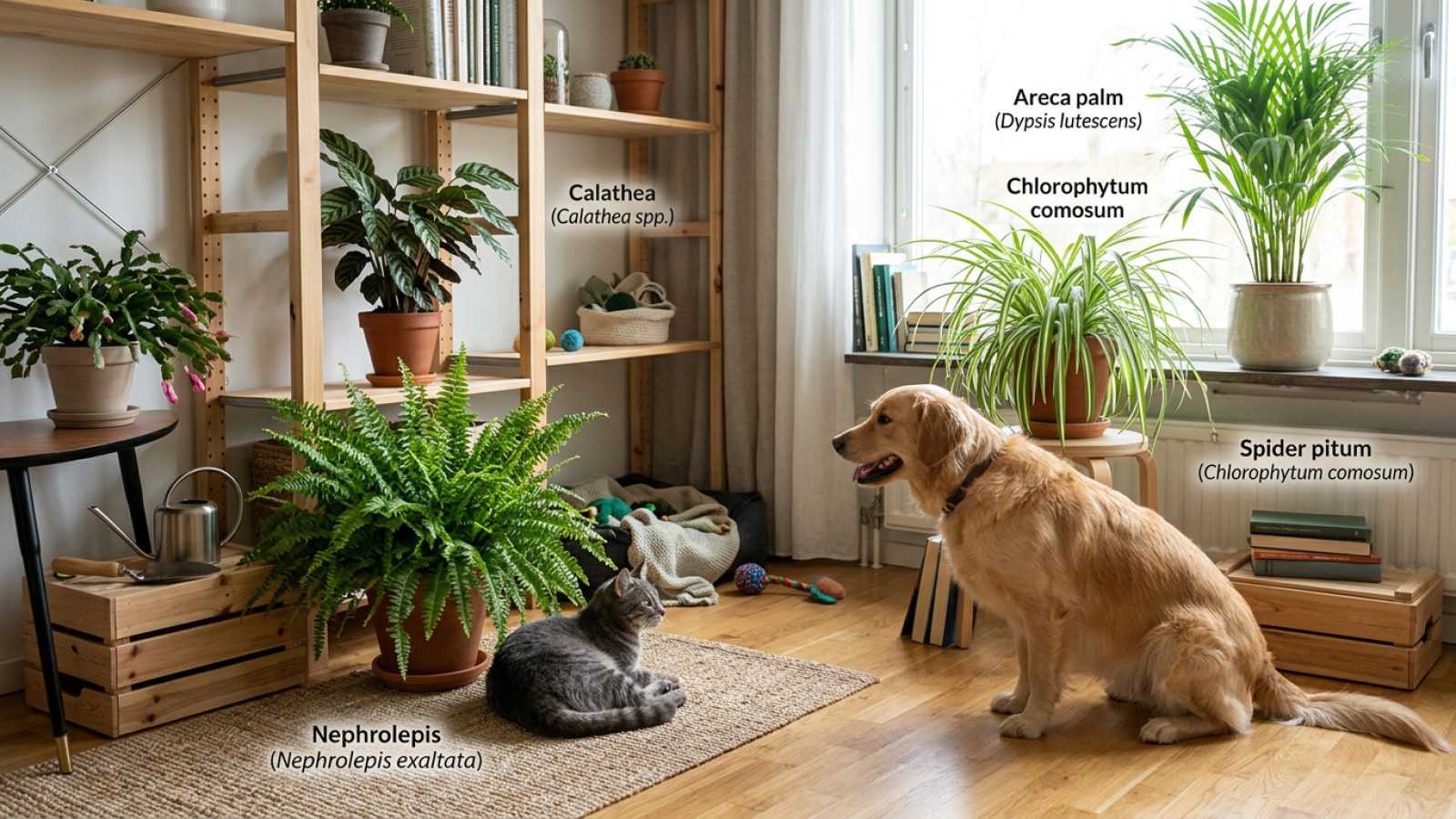 Säkra krukväxter för katter och hundar – en trygg vägledning