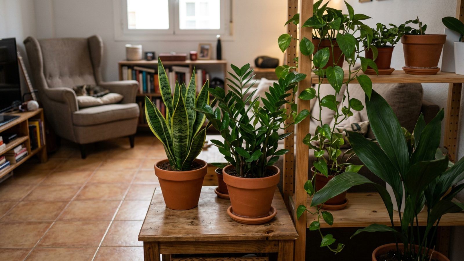 Mejores plantas de interior para poca luz para principiantes en pisos españoles