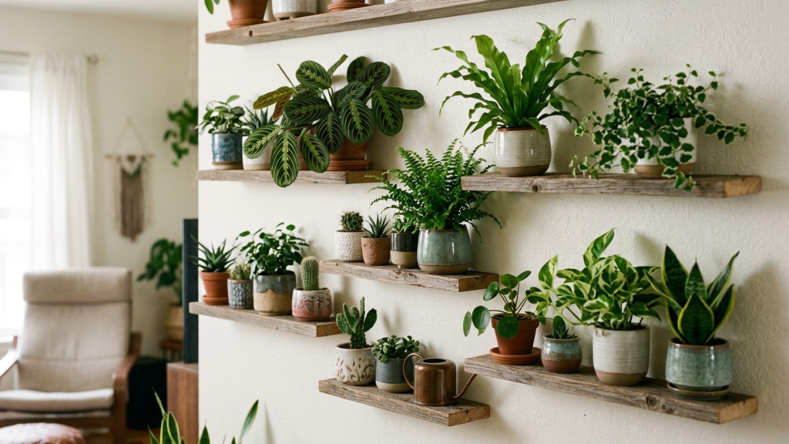 Best Plants for Narrow Shelves: Compact Picks That Handle Indirect Light