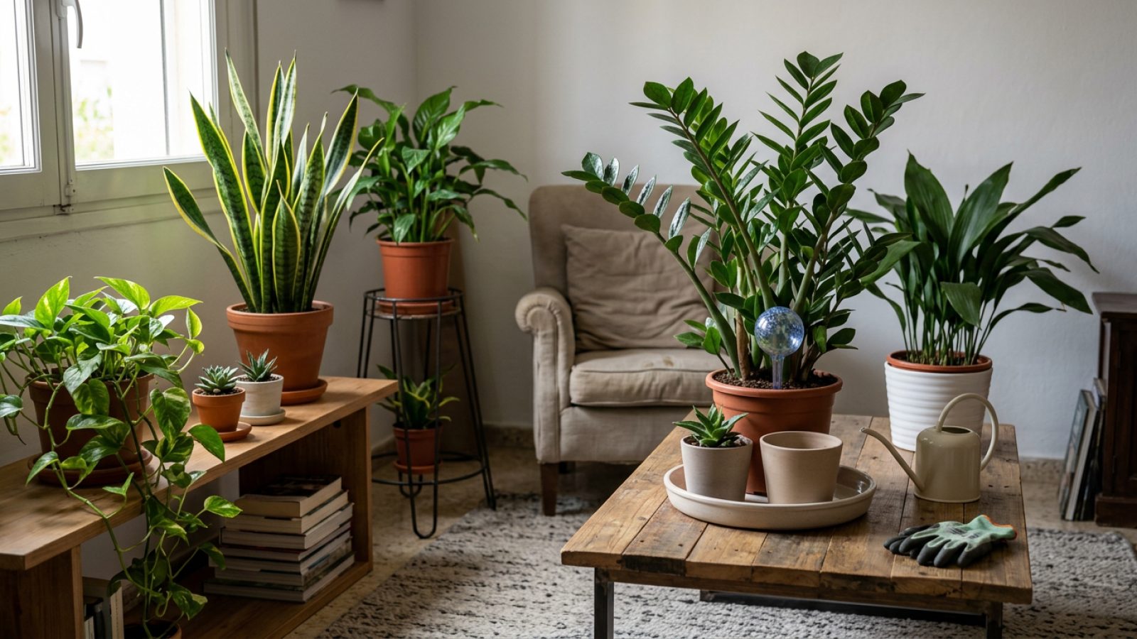 Plantas de interior que perdonan una agenda apretada