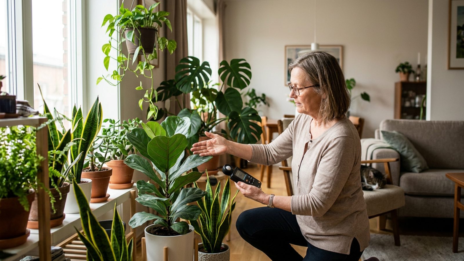 Hvordan ved jeg, om lyset er stærkt nok til mine planter?