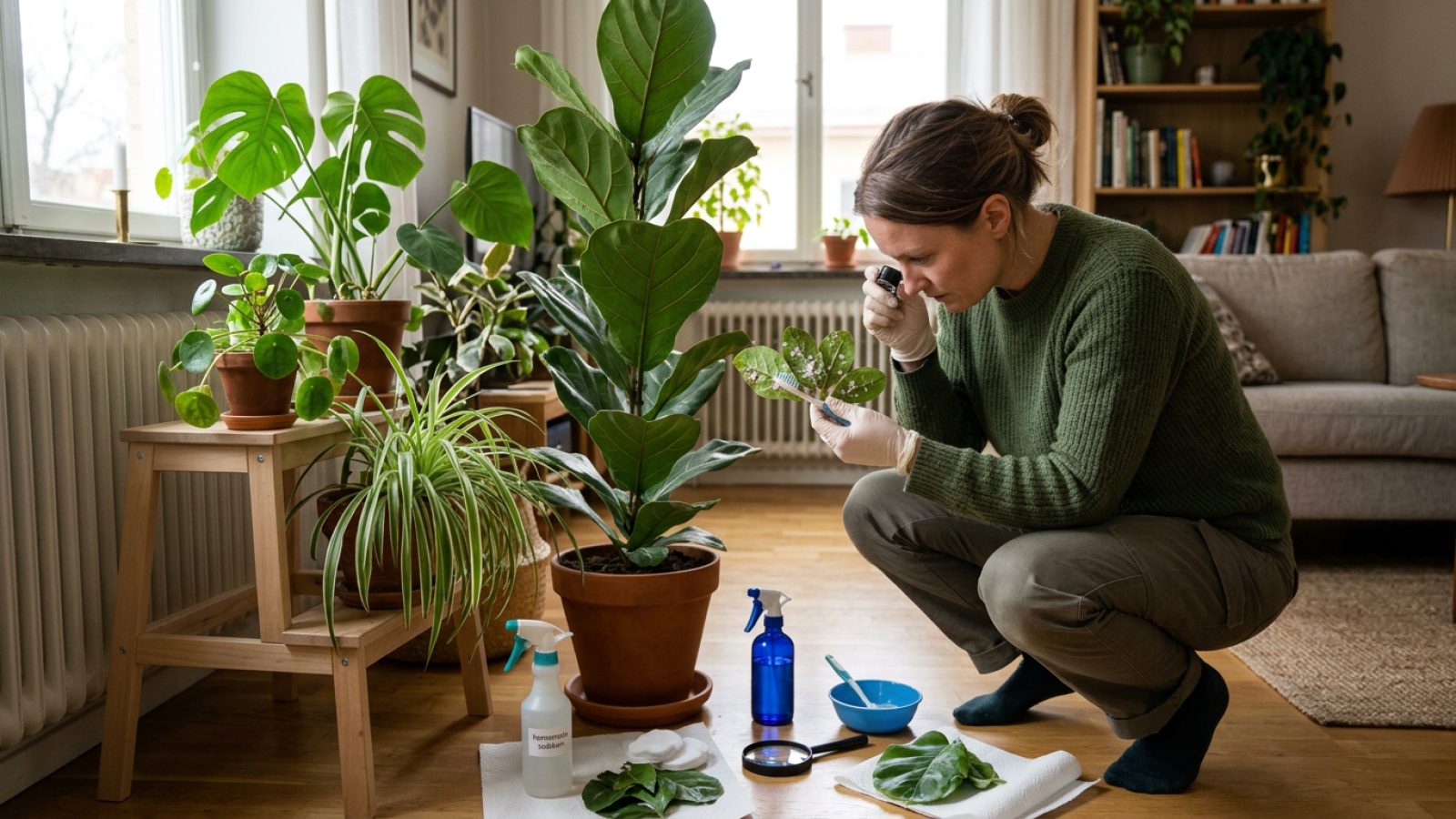 Vanliga skadedjur på krukväxter – så känner du igen och behandlar dem