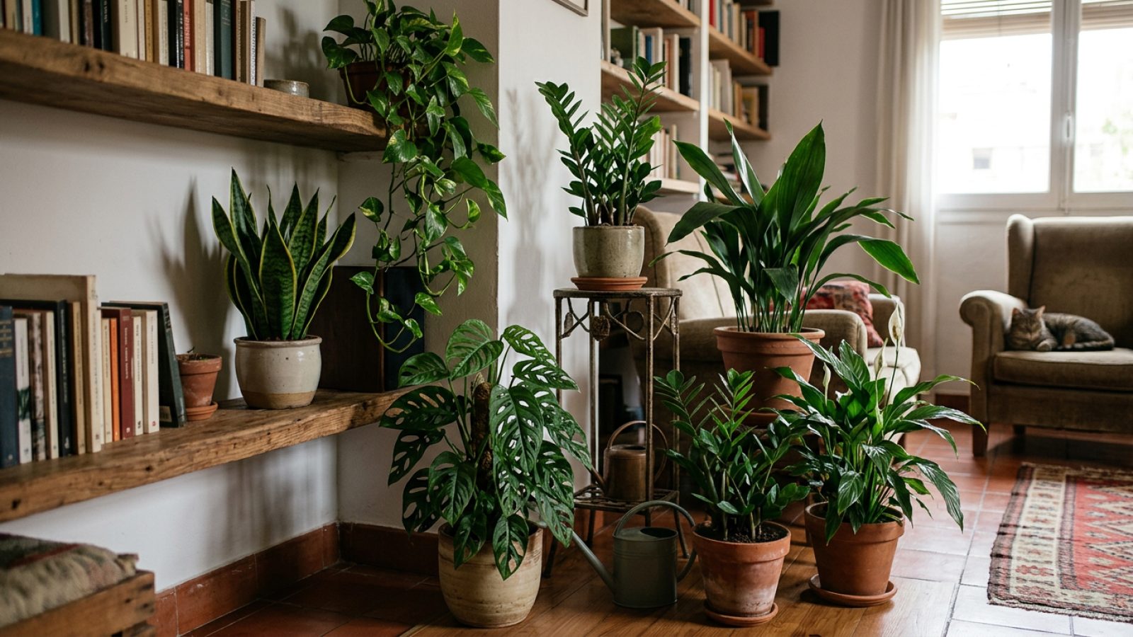 Plantas de interior para poca luz: cómo elegir y cuidar las que mejor se adaptan