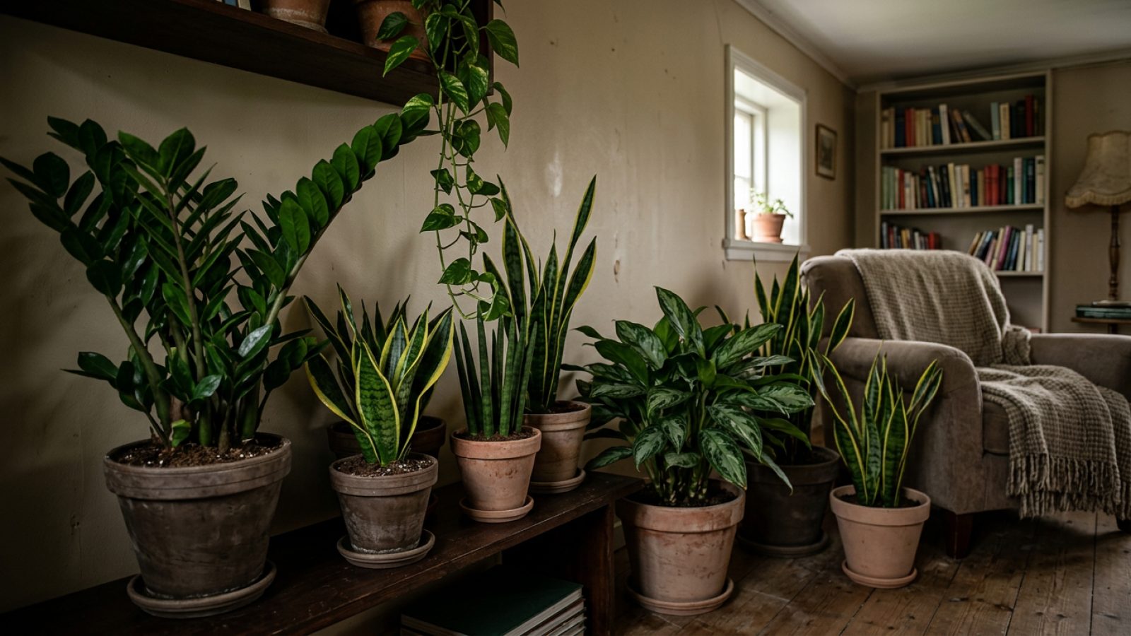 Stueplanter der trives i lavt lys: Sådan vælger og passer du dem