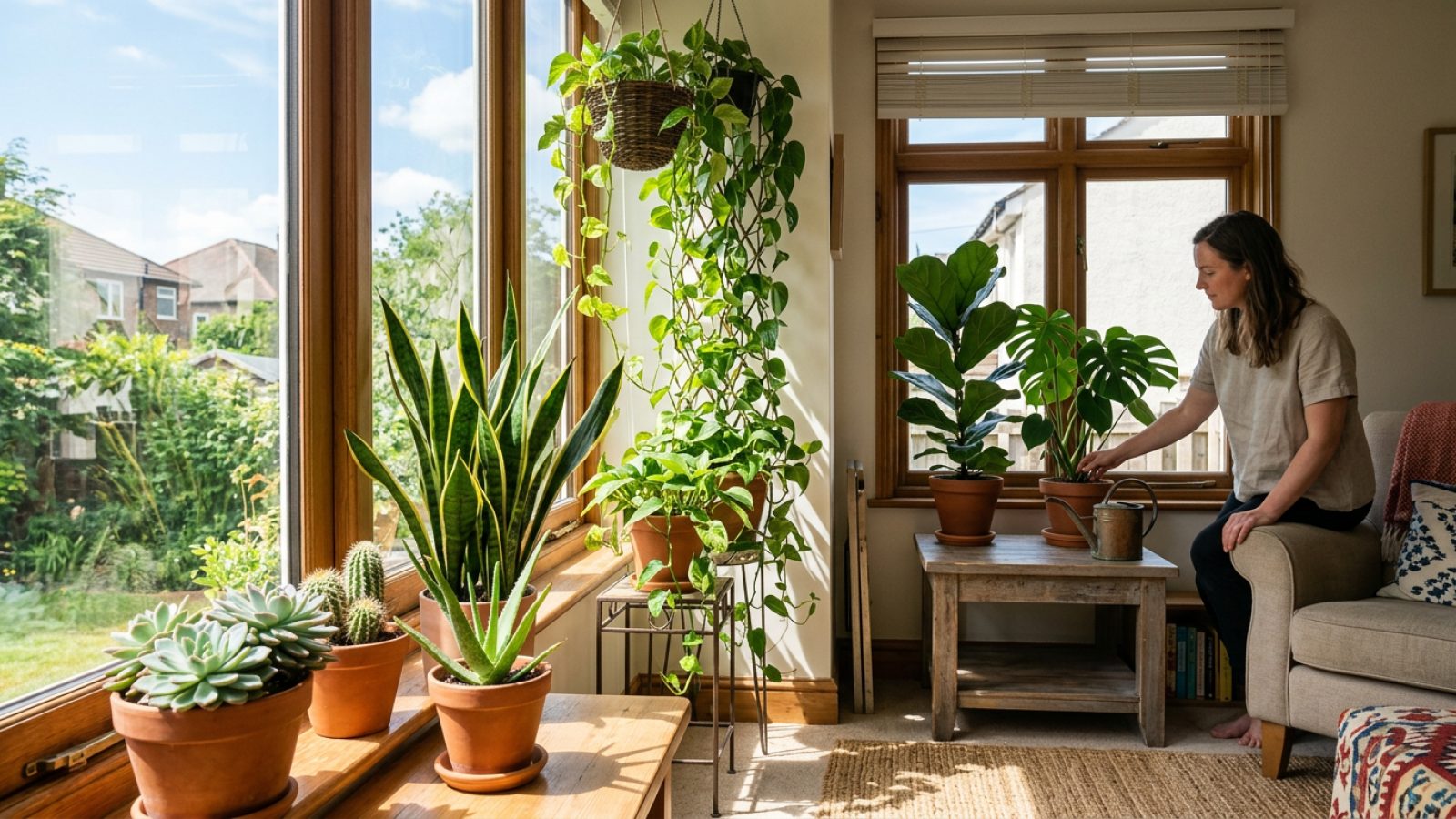 Plantas para ventanas orientadas al sur: cómo aprovechar la luz directa en casa