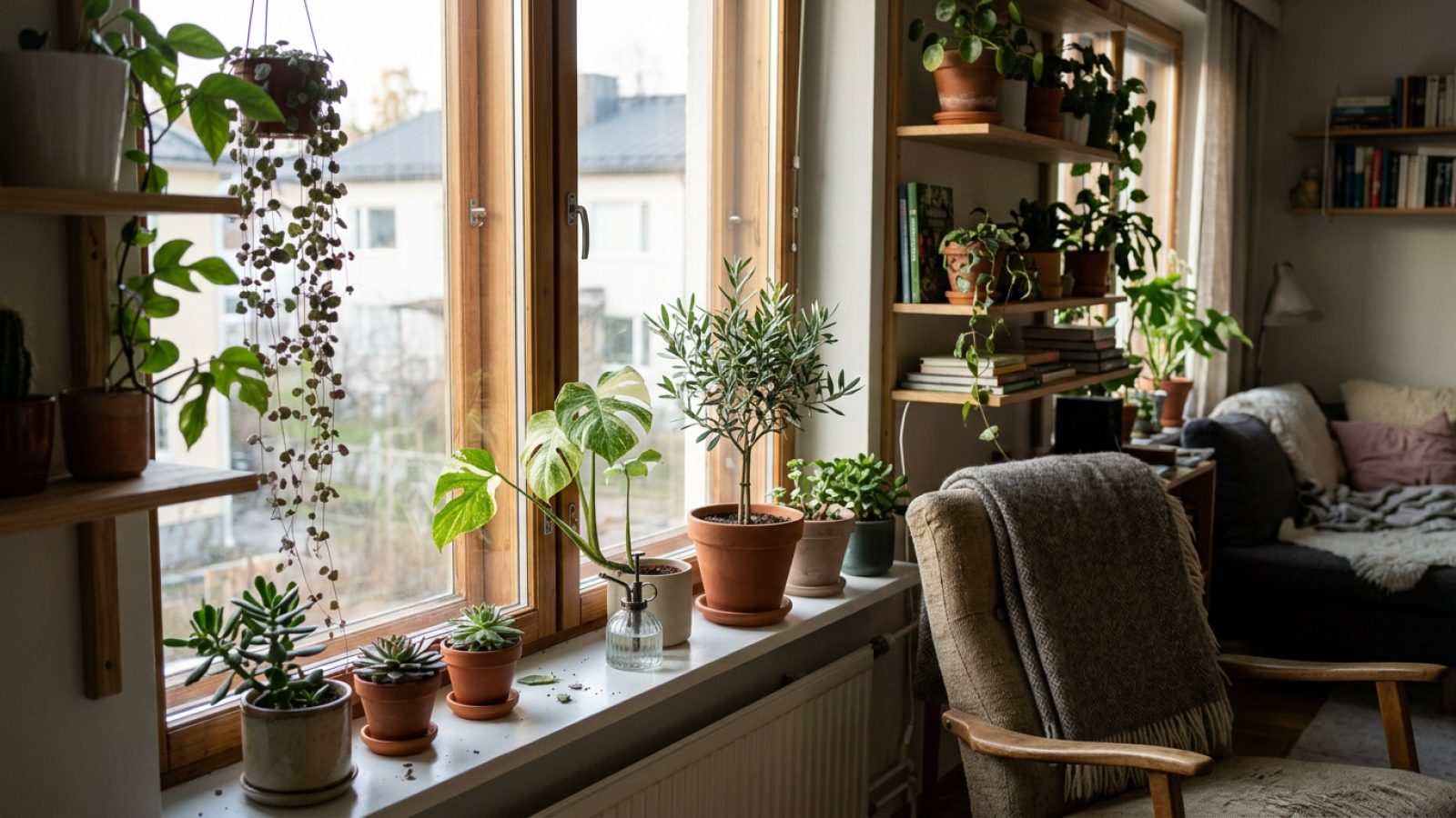Miksi kasvit viihtyvät eteläikkunassa?