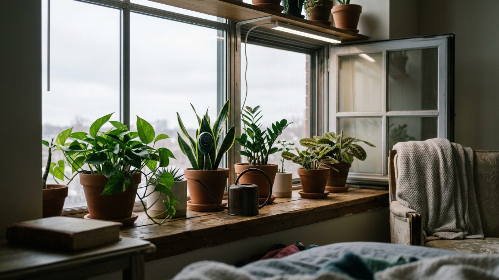 Cómo mantener vivas las plantas de interior en invierno con poca luz