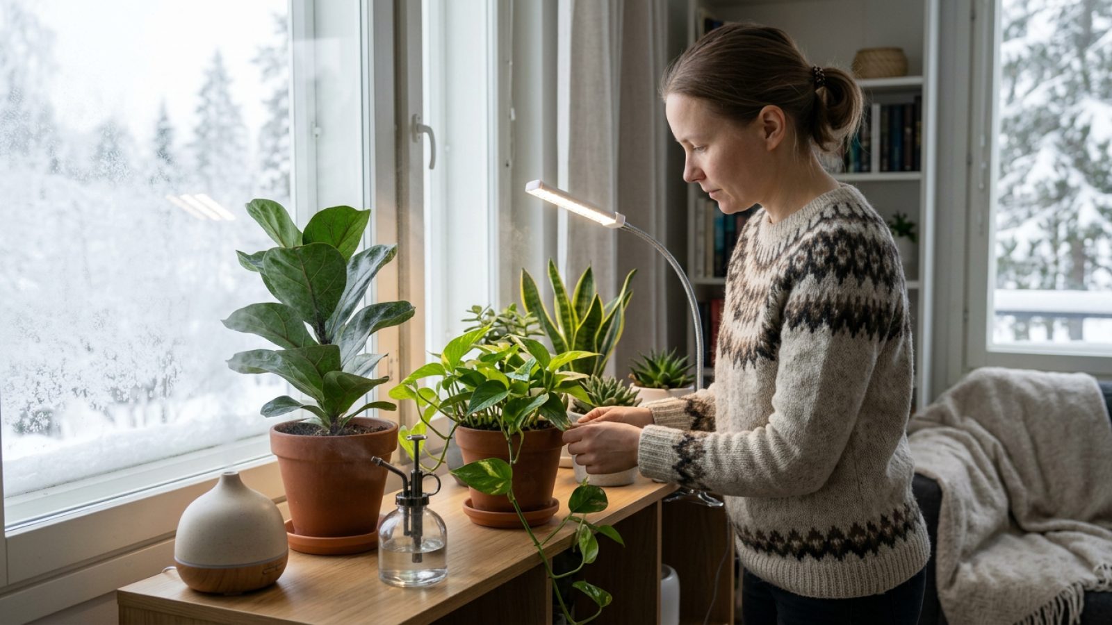 Näin pidät huonekasvit hengissä talven pimeydessä