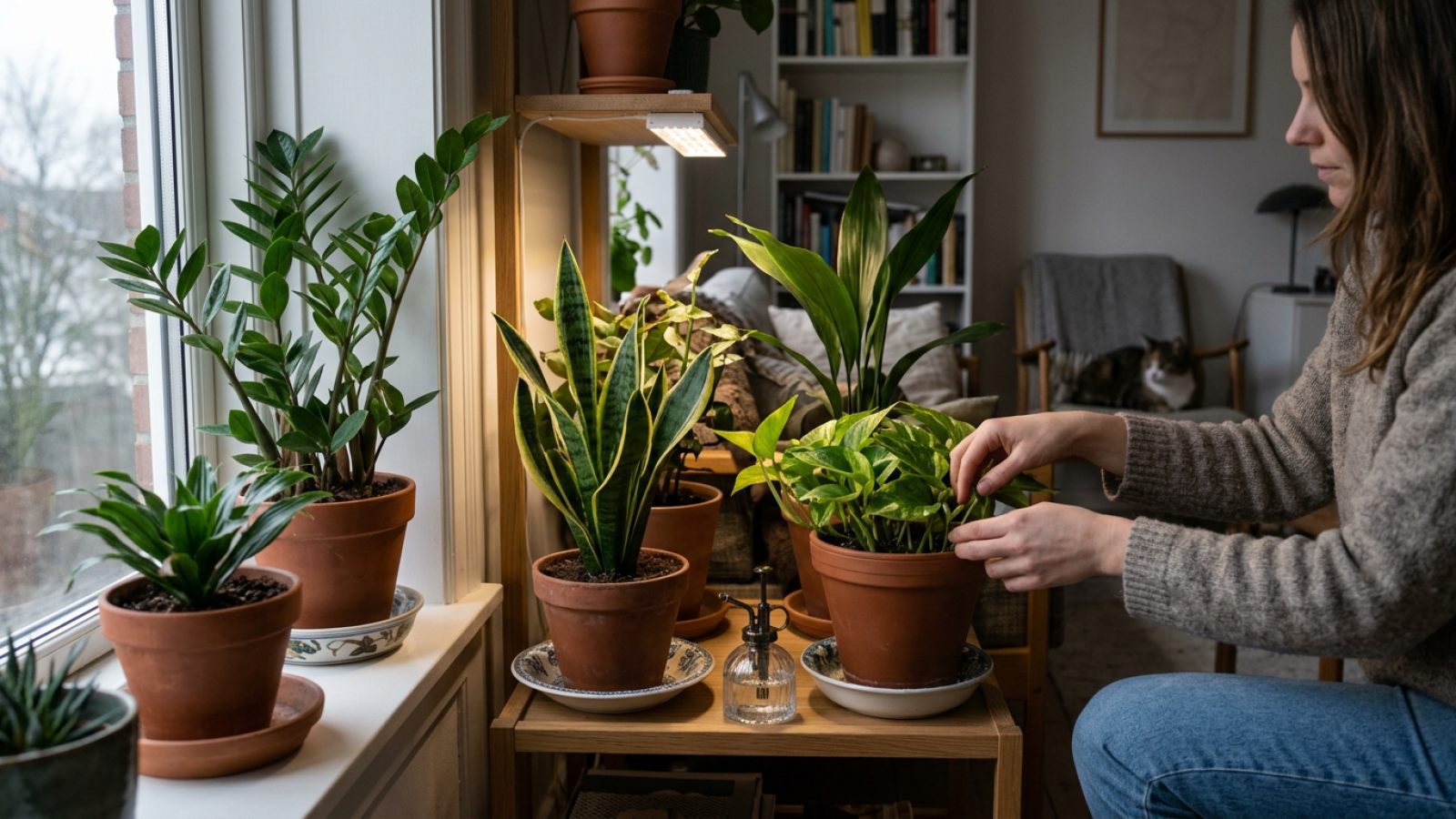 Sådan holder du stueplanter i live om vinteren med lavt lys
