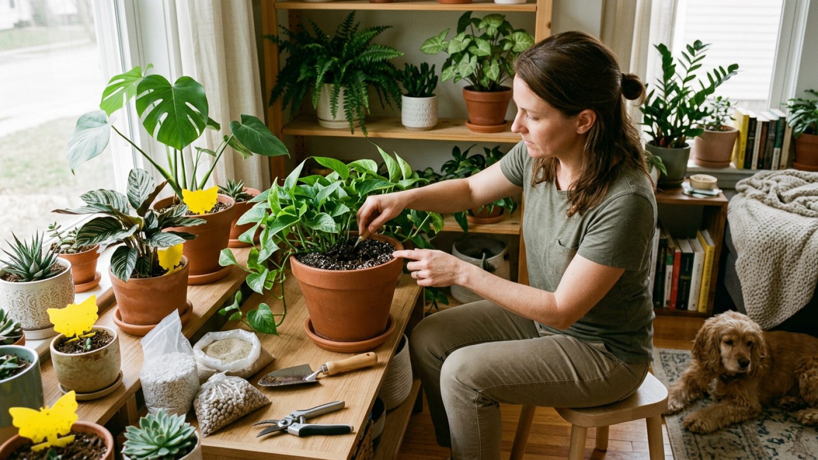 Cómo prevenir hongos en plantas de interior sin productos químicos