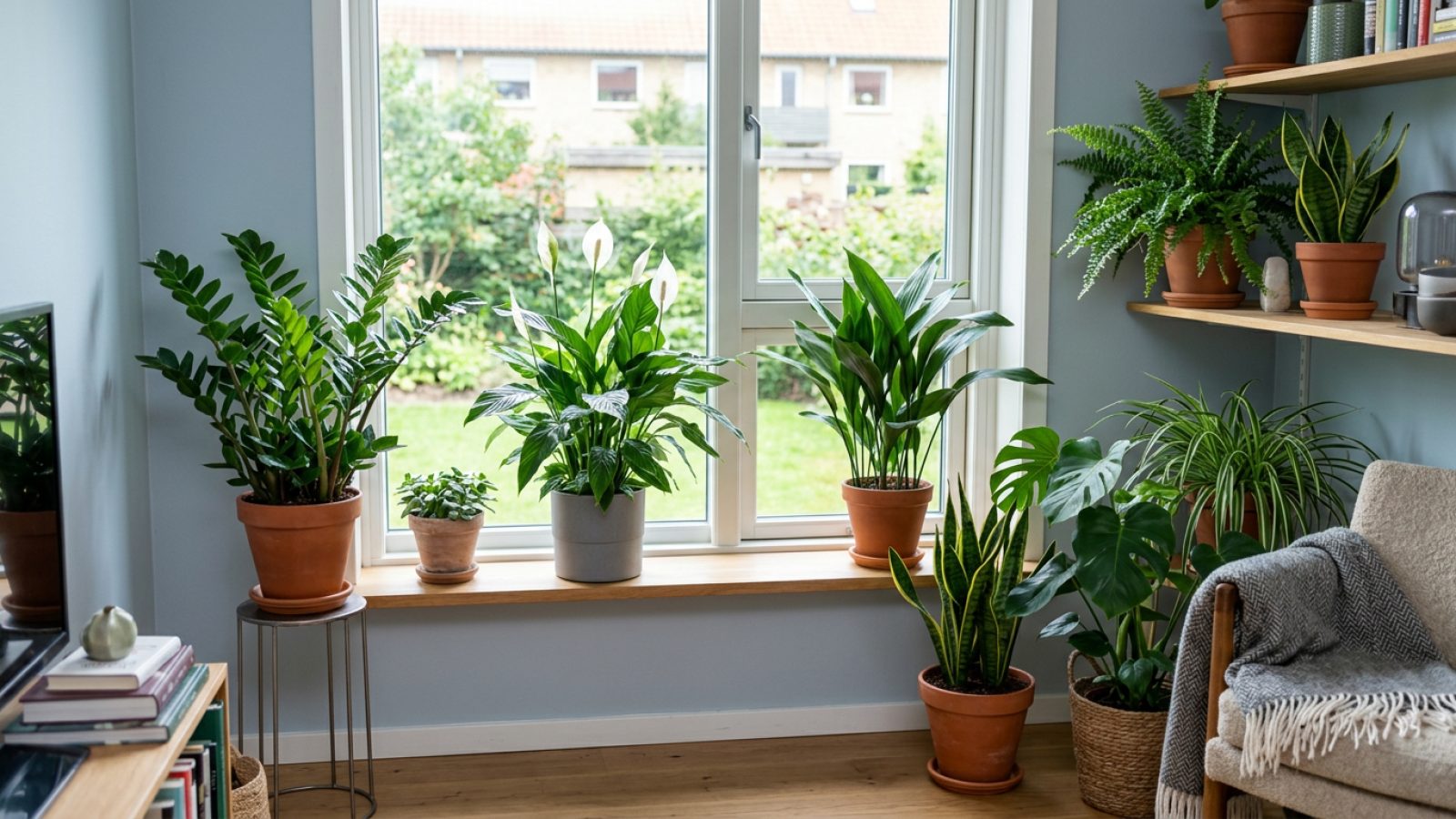 Nordvendt vindue planter: De 6 bedste og hvordan de trives