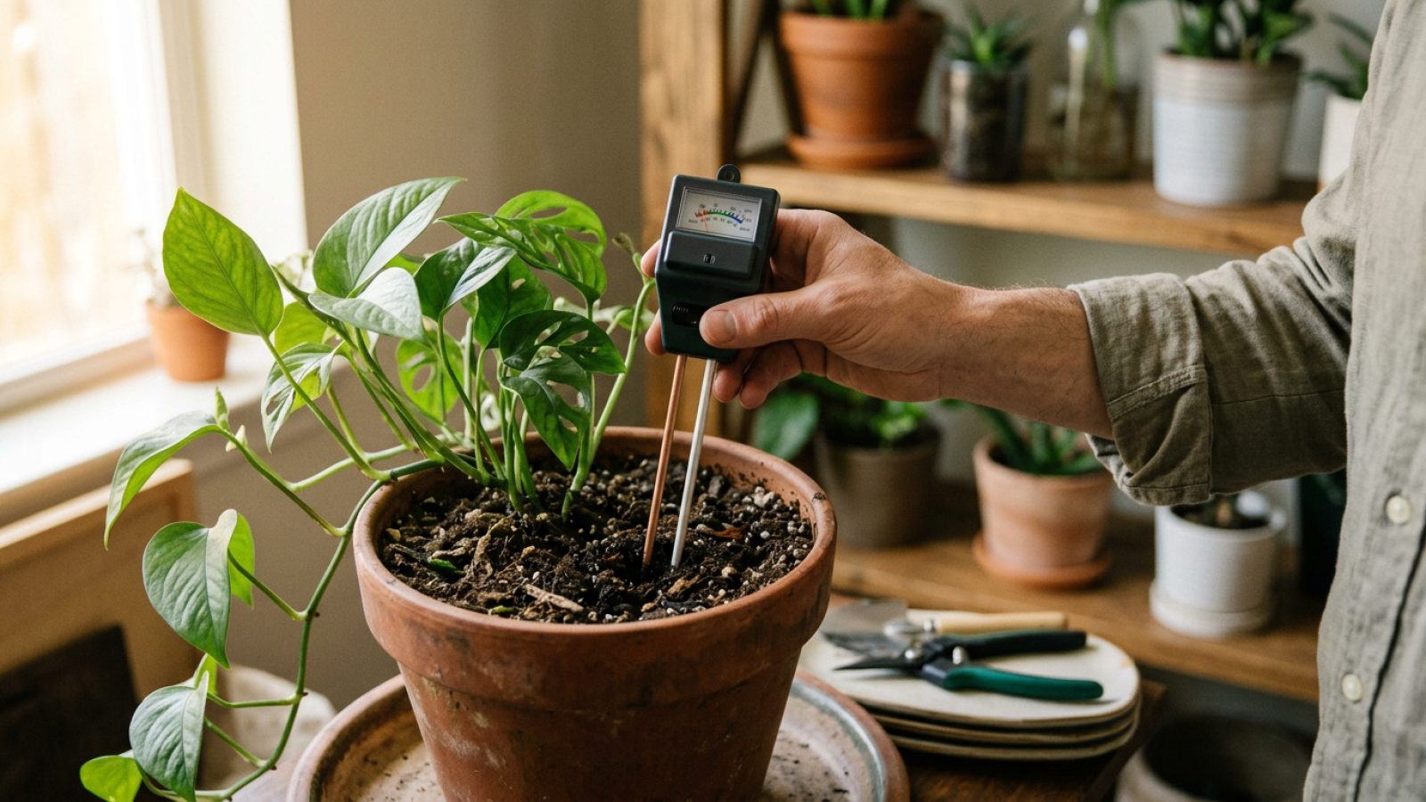 How to Use a Moisture Meter for Indoor Plants Accurately