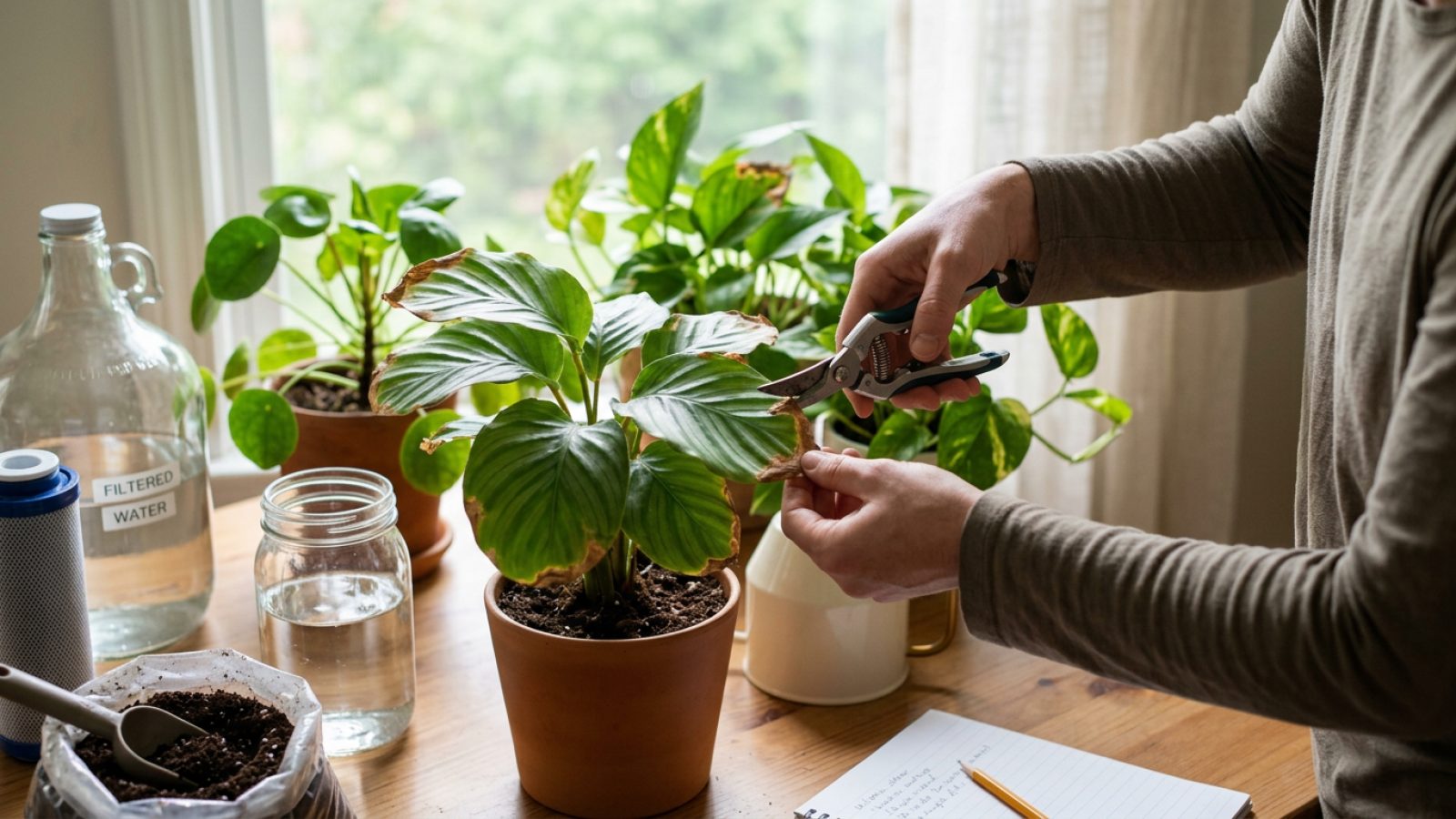 How to Fix Brown Tips on Indoor Plants from Tap Water How to Fix Brown Tips on Indoor Plants from Tap Water